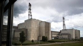 Ukraine's emergencies service said one of the fires, covering about five hectares (12 acres), had been localized. (AP Photo/Mindaugas Kulbis)