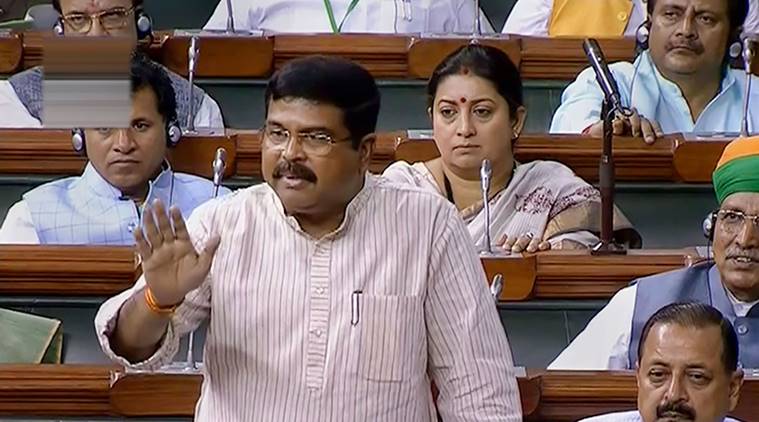 petroleum minister, dharmendra pradhan, ongc, hpcl, ongc privatisation, ongc disinvestment, ovl, parliament today, india news, indian express