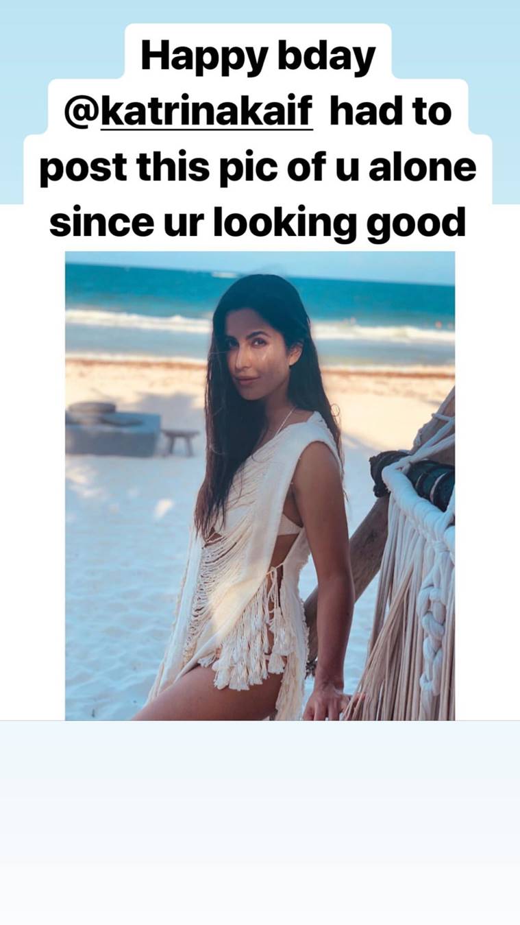 Varun Dhawan wished Katrina Kaif on Instagram
