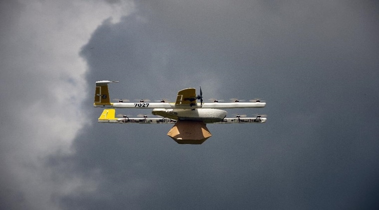 OpenSky, OpenSky Drone App, Wing Drone Delivery, Wing Drone Delivery News, Amazon Drone Delivery, Drone Delivery, Indian Express