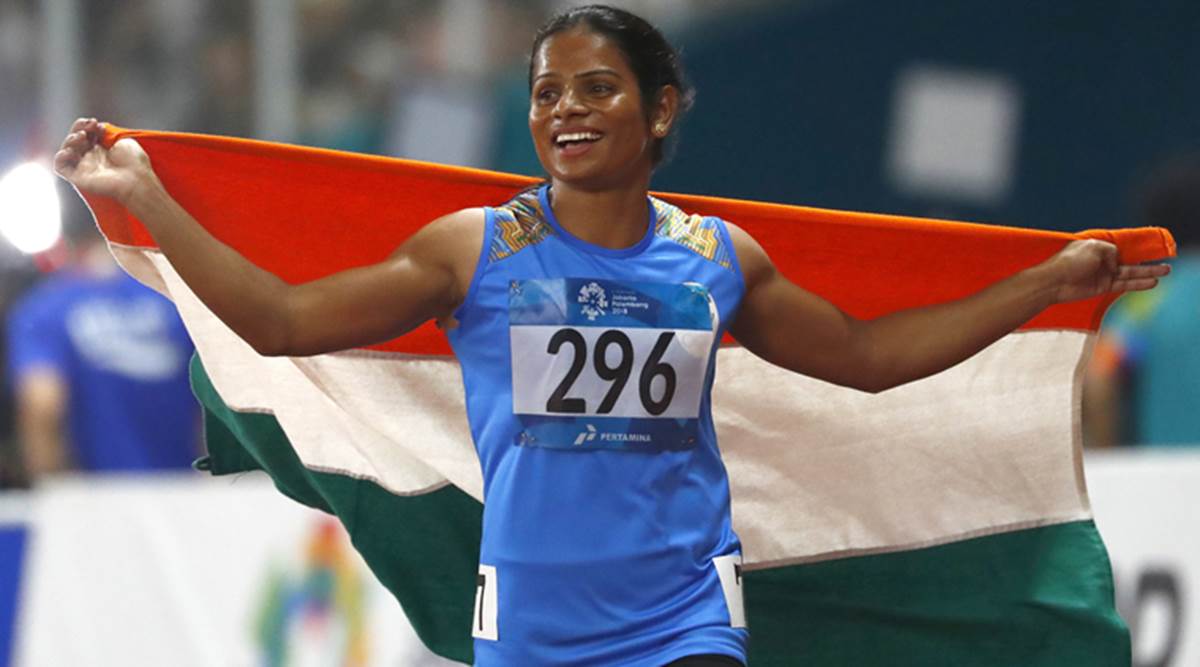Dutee Chand wins historic 100-metre gold in Naples | Sports News,The Indian  Express