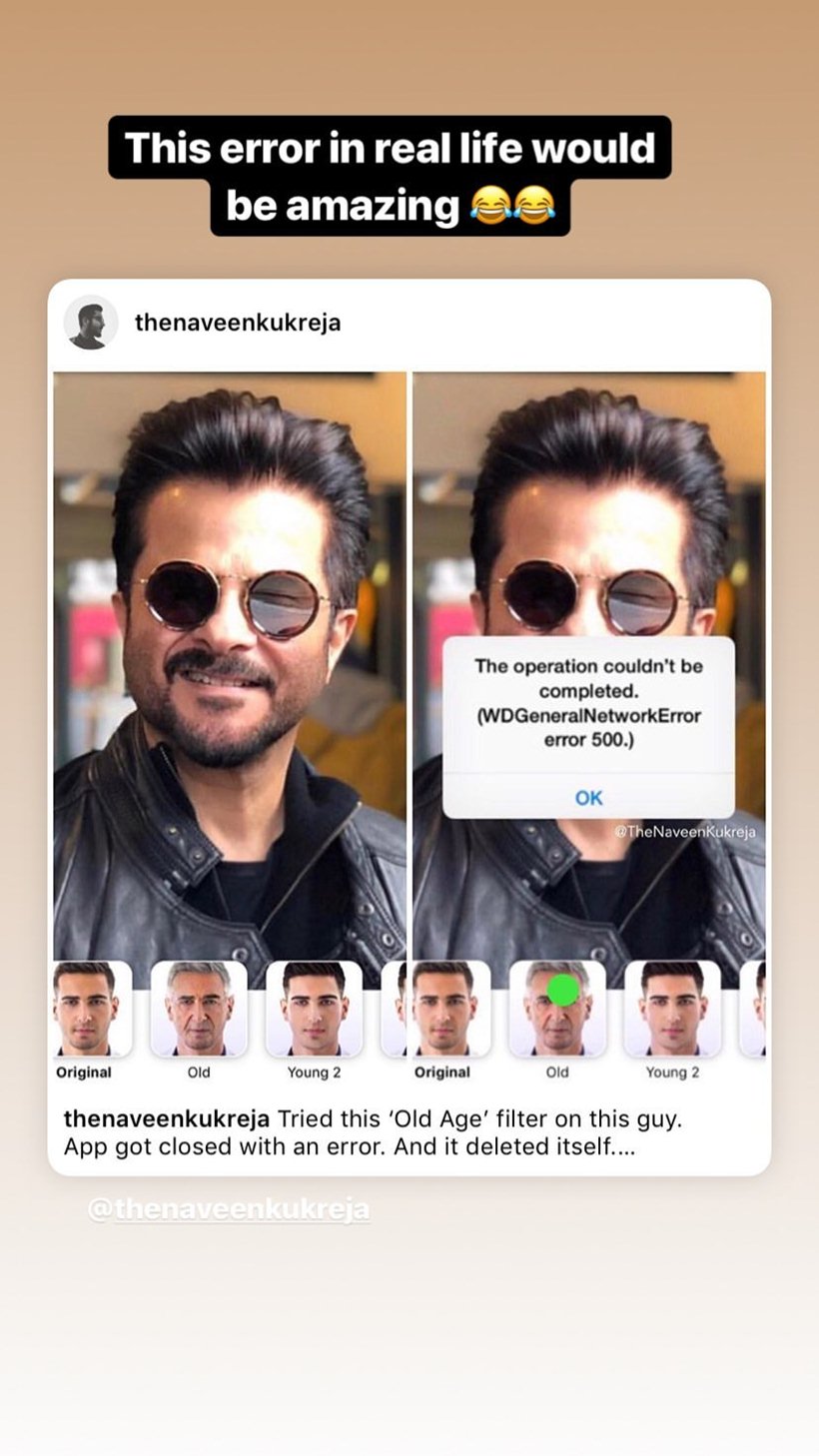 anil kapoor faceapp