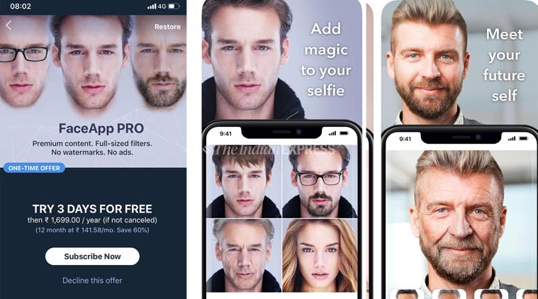 Faceapp Shows What You Look Like When You Are Old Goes Viral Technology News The Indian Express