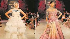 Tarun Tahiliani, fashion designer, fashion and lifestyle, india couture week, bloom, india couture week finale, indian express