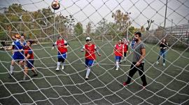 hestia fc, hestia fc photos, greece soccer team, women refugee team, syria, afghanistan, iran, Iraq, Eritrea, Ethiopia, world news, indian express