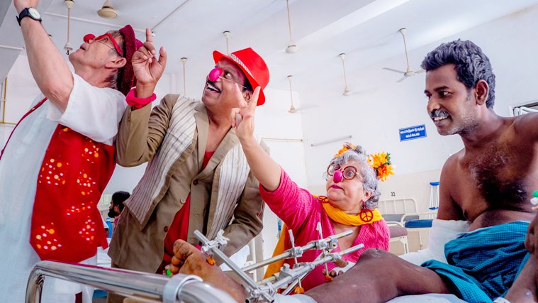 medical clowning, clowning therapy, clowning professionals, clowning in hospitals, indian express