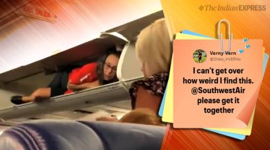 flight attendant, SouthwestAir, SouthwestAir cabin crew viral video, indian express, indian express news