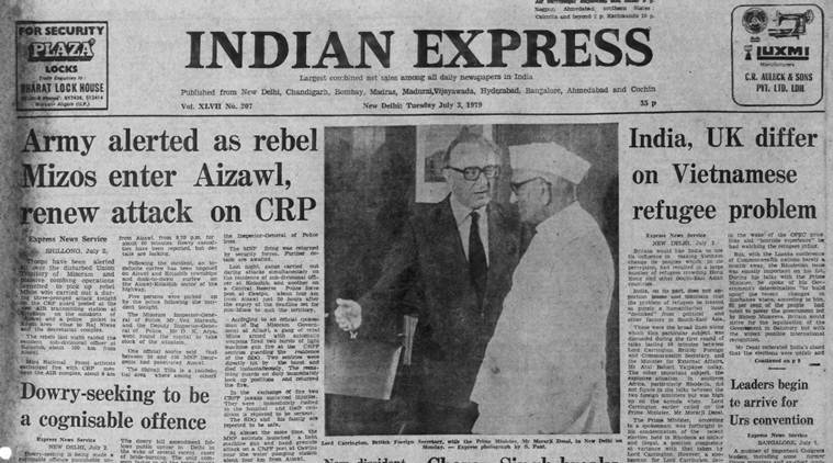 Forty Years Ago, July 3, 1979: Mizoram violence