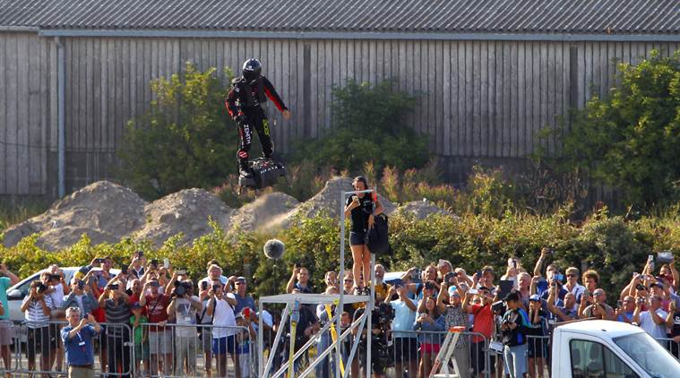 French 'flying man' fails to cross Channel on jet-powered hoverboard