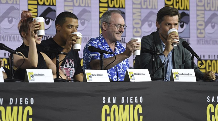 panneau de jeu de trônes comic-con