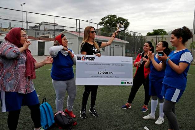 hestia fc, hestia fc photos, greece soccer team, women refugee team, syria, afghanistan, iran, Iraq, Eritrea, Ethiopia, world news, indian express