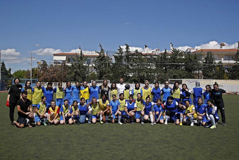 hestia fc, hestia fc photos, greece soccer team, women refugee team, syria, afghanistan, iran, Iraq, Eritrea, Ethiopia, world news, indian express