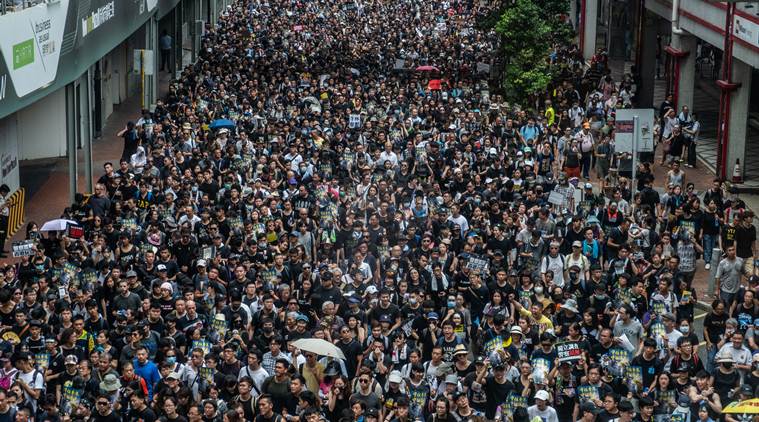 Hong Kong, Hong Kong protests, Hong Kong demonstration, Hong Kong extradition bill, Extraditions to Mainland China, Carrie lam, Indian express news, Hong Kong News, Latest news 