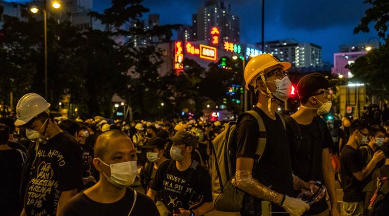 Hong Kong, Hong Kong protests, Hong Kong demonstration, Hong Kong extradition bill, Extraditions to Mainland China, Carrie lam, Indian express news, Hong Kong News, Latest news 