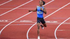Hima Das, Hima Das, Tabor Athletics Meet, Hima Das wins, Hima Das achievements, Doha Asian Championships, sports news, Indian Express