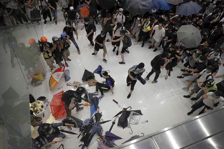 hong kong, hong kong protests, china, extradition bill, carrie lam, communist party, protesters, police, world news, indian express news