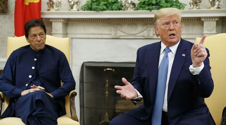 Donald Trump, Imran Khan, relations between the United States in Pakistan, the United States and Pakistan, India Relations between Pakistan and Kashmir, conflict in Kashmir, dispute between us and Kashmir, Narendra Modi, News of the India, Indian Express