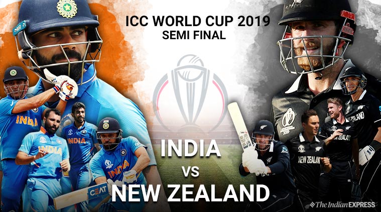 india vs new zealand semi final world cup 2019 scorecard