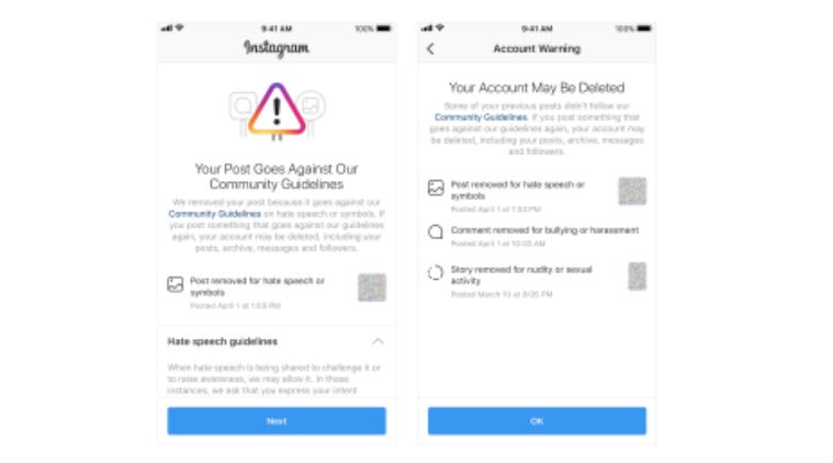 instagram delete account messages