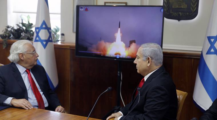 Israel, Israel news, Arrow-3 missile, Arrow 3 Israel, Israel US, US Israel, Israel Iran, Iran Israel, Benjamin Netanyahu, Israle defence missiles, Israel missiles, indian express