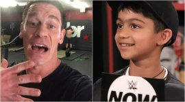 Viaan Raj Kundra fan moment with WWE star John Cena