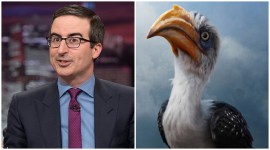 john oliver on voicing zazu in lion king