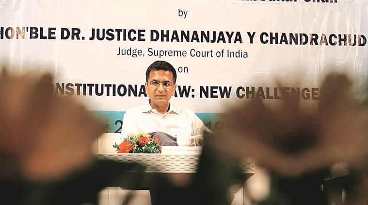 justice chandrachud, justice chandrachud on tech regulation, justice on tech regulation, technology, technology outpaced lawmakers, indian express