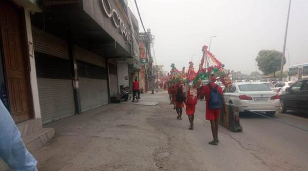 Kanwariyas, kanwar yatra, muzaffarnagar,