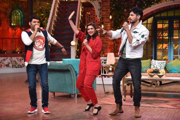 Sidharth Malhotra and Parineeti Chopra on kapil sharma show