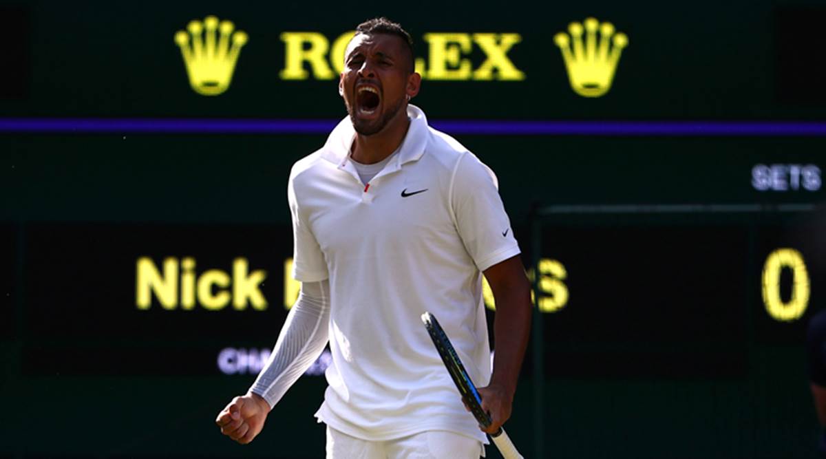 Wimbledon 2019 Nick Kyrgios Serves Up The Talking Points In His Clash Against Rafael Nadal Sports News The Indian Express