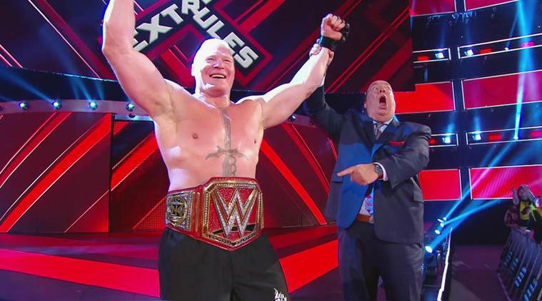 wwe انتہائی قواعد و ضوابط، wwe انتہائی قواعد و ضوابط، wwe انتہائی قواعد 2019 کے نتائج، انتہائی قواعد کے نتائج، بروک lesnar، ابتدائی، رومان سلطنت، عالمگیر چیمپئن، wwe چیمپئن، seth rollins، rollins، بارن corbin، wwe خبروں کے