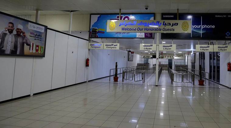 Chaos and fear in Libya's Mitiga airport after missiles halt air traffic