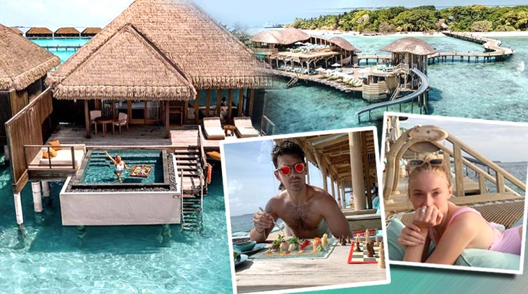 Sophie Turner, Joe Jonas, maldives, Soneva Fushi maldives