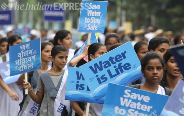 Mamata Banerjee, Mamata Banerjee rally, save water day, save water-save life rally, Mamata Banerjee padayatra, water conservation, water crisis, Kolkata, Indian Express news