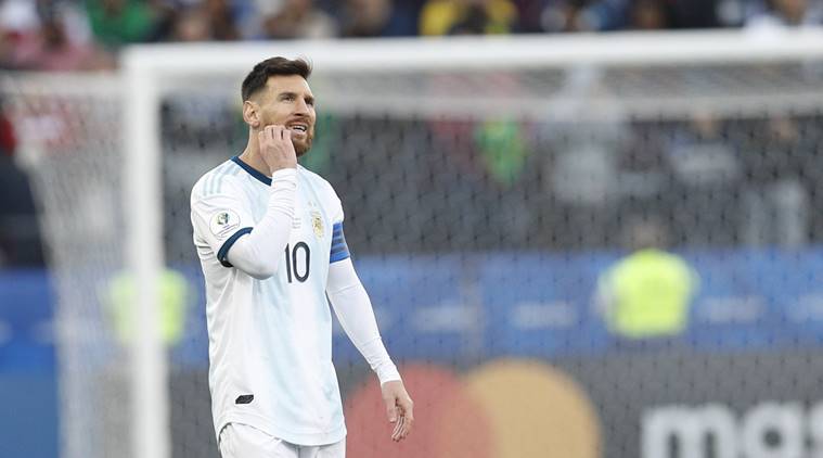 Lionel Messi, Argentine, Copa America, Messi apologise, Messi harsh comments, Messi mistake, football news, sports news, indian express