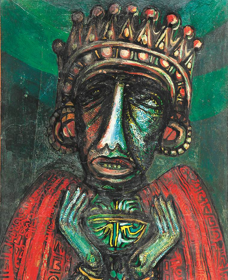 Rabin Mondal, Prolific modernist Rabin Mondal, painter Rabin Mondal, Rabin Mondal art exhibition, Rabin Mondal art work,