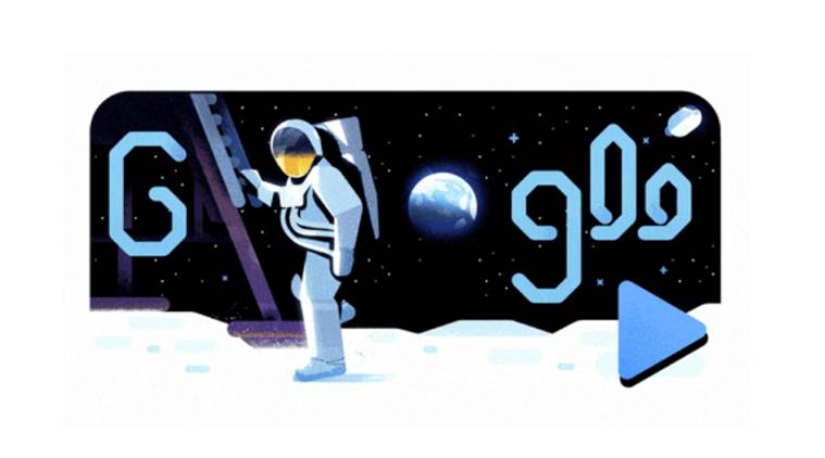 Apollo 11 Space Mission:: Michael Collins recounts moon landing mission in Google doodle video