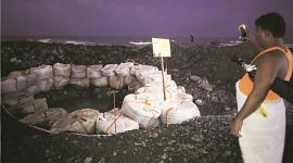 mumbai boy falls into pit coastal road project, mumbai coastal road project, boy drowns in pit mumbai, boy drowns Madraswadi slum, mumbai, worli sea link, mumbai news