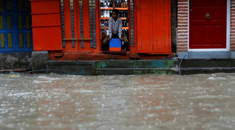 Nepal rain, Nepal rain deaths, Nepal rainfall, Nepal waterlogging, Nepal government, KP Oli, nepal news, Nepal weather, world news, Indian express