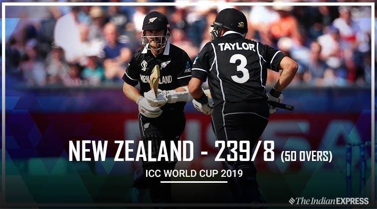 india vs new zealand semi final world cup 2019 scorecard