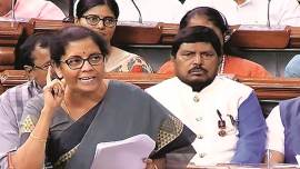 nirmala sitharaman, nirmala sitharaman budget, union budget 2019, union budget sitharaman, gdp figure budget, opposition on union budget