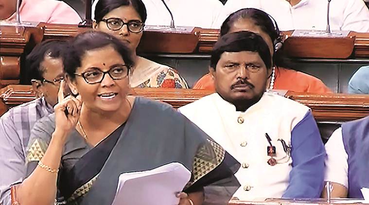 nirmala sitharaman, nirmala sitharaman budget, union budget 2019, union budget sitharaman, gdp figure budget, opposition on union budget