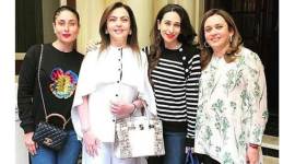 Nita Ambani, Nita Ambani white Birkin bag, Nita Ambani in London, Hermes handbag, Indian Express