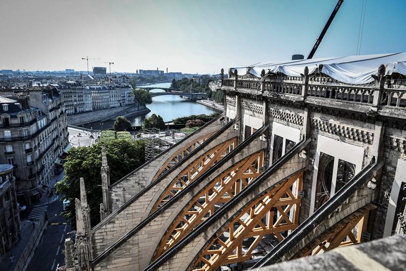 Notre dame, rebuilding notre dame, notre dame paris fire, notre dame cathedral fire, notre dame pics, world news, indian express