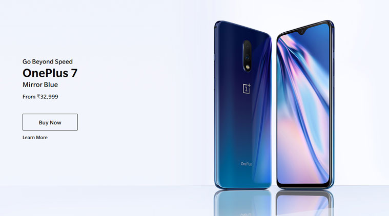 OnePlus 7 in Mirror Blue now on sale on Amazon India 