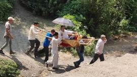 Palki photobombs first visit by top official to J-K village, he says couldn’t walk all the way