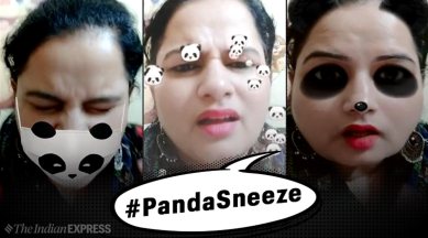 tiktok, tiktok funny videos, tiktok, tiktok funny challenges, tiktok #pandasneeze trending challenge, #pandasneeze tiktok videos, sneezing tiktok videos, tiktok#pandasneeze, tiktok lipsync challenge, tiktok new trend, funny tiktok videos , indian express