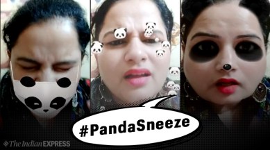 Viral Videos: The new #PandaSneeze challenge has some hilarious videos |  Trending News,The Indian Express