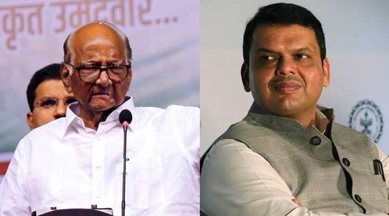 sharad pawar, devdendra fadnavis, ncp, ncp chief sharad pawar, maharashtra chief minister, chief minister devendra fadnavis, ncp leaders joining bjp, ncp bjp, ncp bjp spat, india news, Indian Express
