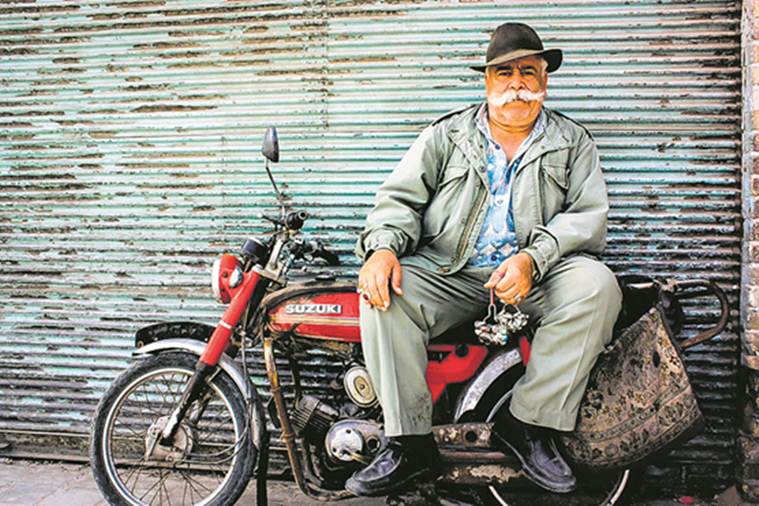 exhibition, photo exhibition, photo exhibition in delhi, aziz mahdi, iran, persian scholar aziz mahdi, photographs, iranian culture, iranian poets, indian express news